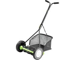 Kooimaaier - Handgrasmaaier - Gazon Onderhoud - Scherpe Spindel Snede - 406 cm - Zwart