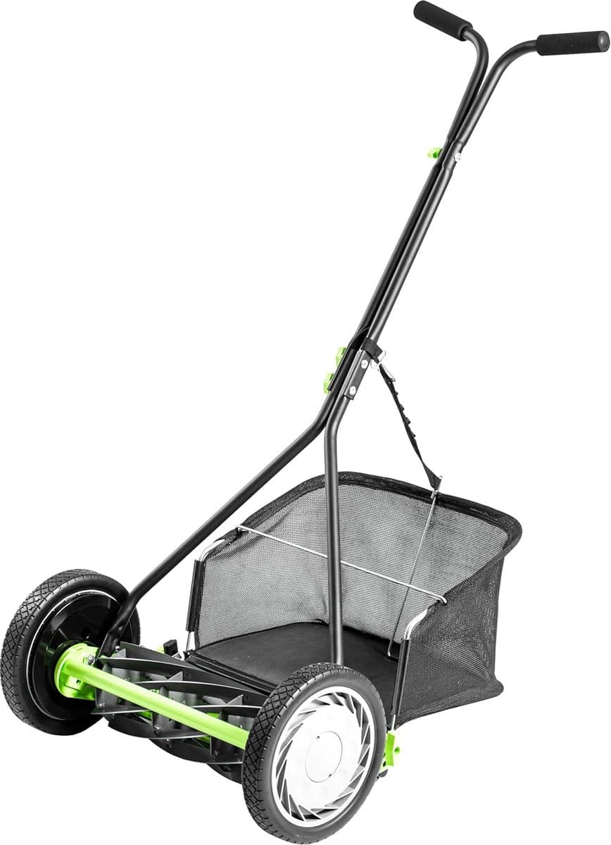 Kooimaaier - Handgrasmaaier - Gazon Onderhoud - Scherpe Spindel Snede - 406 cm - Zwart — afbeelding 1