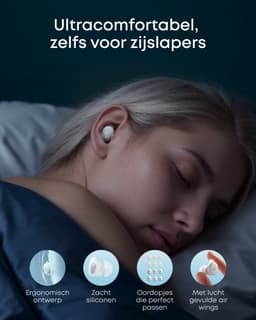 soundcore Sleep A30 Slaapkoptelefoon by Anker - AI Snurkdetectie - Oordopjes Slapen - Perfect voor Zijslapers - Noise Cancelling - 45U Batterij — thumbnail 4