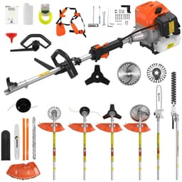 Innovastore Grasmaaier - Handgrasmaaier - Benzine Grasmaaier - Bosmaaier - Heggenschaar - Kettingzaagmaaier - 6-in-1 benzinetrimmer - — thumbnail 1