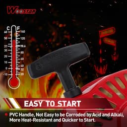 Dailygoods- Trekstarter Vervanging - Geschikt voor GX240/GX270 - 9PK/8PK Motor Grasmaaier - Hoogwaardige Metaal/Aluminium - Eenvoudig te Installeren - Startmotor — thumbnail 5