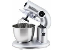 Keukenmachine - Mixer Deeg - Bakken En Koken - Krachtige 1000W Motor - 5.5 Liter Kom - Grijs
