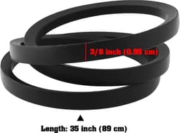 Dailygoods- Grasmaaier V-riem Vervanging 91-2258 - Compatibel met Toro - Rubber - Lengte 89 cm - Breedte 0,95 cm - Zwart — thumbnail 5