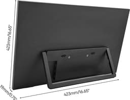 18.5" Draagbare Monitor – 1080P IPS, 100Hz, Dual USB-C, HDMI, Plug & Play – Ultra Slim 1,12kg – Voor Laptop, Telefoon, Gaming — thumbnail 3