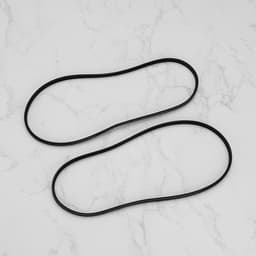 Aandrijfriem Rubber - V-riem Grasmaaier - Krachtoverbrenging Machines - 3 Ribben Profiel - 610 mm Omtrek - Zwart — thumbnail 2