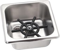 Automatische Glas Spoeler - Bekerspoeler Aanrecht - Snel Glazen Wassen - Hoge Druk Reiniging - 11.5cm Diameter - Zilverkleurig — thumbnail 1