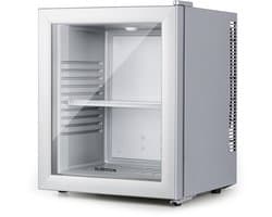 Klarstein Mini-Koelkast Brooklyn 23 Glazen Deur LED 23L - Minikoelkast Drankkoeler Hotelkoelkast - voor Hotelkamer voor Slaapkamer voor Studentenkamer - Compact - Mini Fridge - Kleine Koelkast - Compact Koelkast