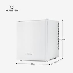Klarstein Minibar minikoelkast voor op de kamer, 30 liter minikoelkast voor drankjes en cosmetica, kleine , kleine en stille koelkast, verstelbare planken, kleine huidverzorgingskoelkast 5-15 °C - 25 dB - voor Hotelkamer voor Partykelder — thumbnail 5