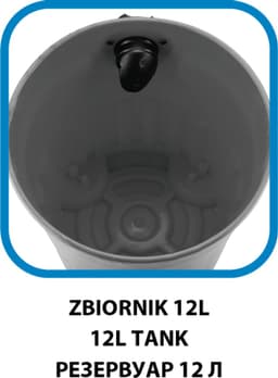 Graphite Energy+ 58GE133 Industriële nat-/droogstofzuiger - 12 ltr - zonder accu — thumbnail 3