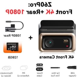 Dashcam Auto – Videorecorder – Rijcamera – Auto Camera – Dual Lens – 4K Front + Full HD Achter – Sony STARVIS Sensor – 5GHz Wi-Fi & ADAS Veiligheidsfunctie — thumbnail 2