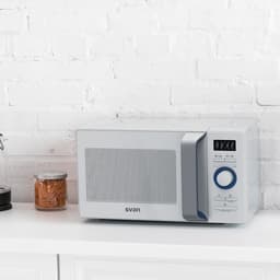 Magnetron Met Grill - Compacte Oven - Snel Opwarmen - 8 Programma's - 46 x 37 cm - Wit — thumbnail 5