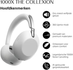 SONY 1000X THE COLLEXION Over-ear Draadloze hoofdtelefoon met Noise-cancelling Platinum — thumbnail 4