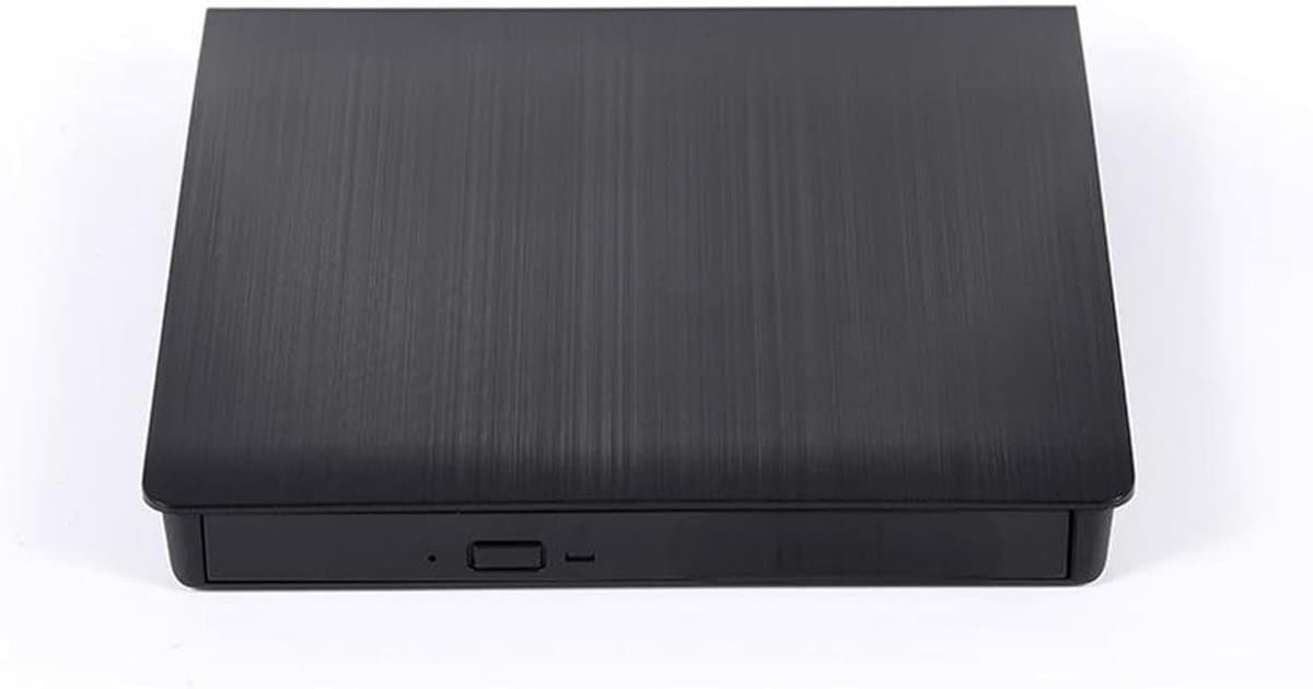 Externe DVD Brander - CD Writer - Films Kijken - Snelle USB 3.0 - Draagbaar Slim - Zwart — afbeelding 1