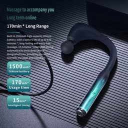 Massagepistool - Spierverlichter - Spierherstel - Verlengde Handgreep - 19 cm - Zwart — thumbnail 3