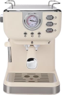 Espressomachine - Koffiezetapparaat Cappuccino - Thuis Koffie Maken - 20 Bar Druk - 1.5L Tank - Zilver — thumbnail 1