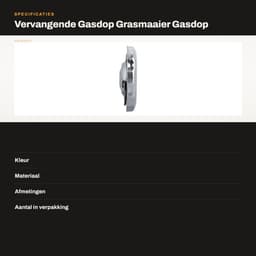 Dailygoods- Gasdop Vervangend - Hoogwaardig Metaal - Geschikt voor GX160/GX200/GX240/GX270/GX340/GX390 - Stevig en Duurzaam - Eenvoudig te Installeren - Perfecte Match voor Originele Uitrusting - Brandstoftankdop — thumbnail 5