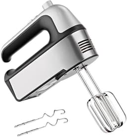Staande mixer - Keukenmixer deeg - Taarten bakken - Vijf snelheden - 10x10x10 mm - Zilver — thumbnail 1