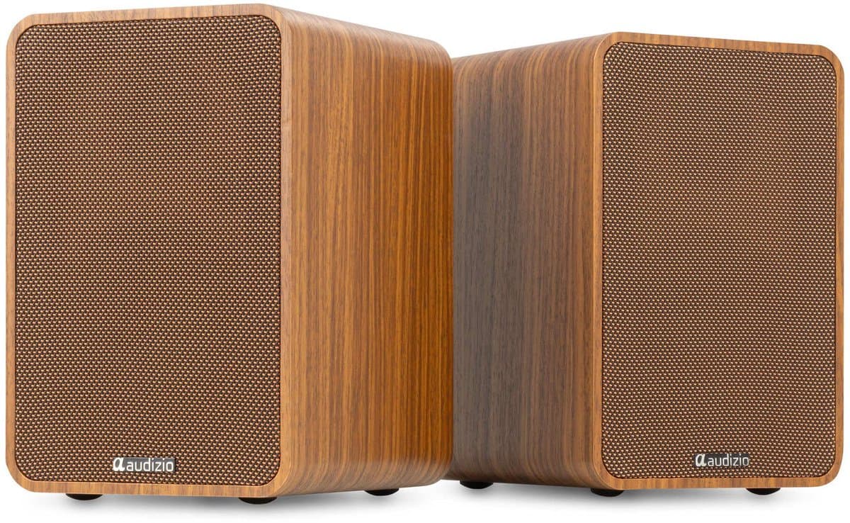 HiFi speakerset - Audizio KS10 - Actieve speaker set - HDMI ARC - Bluetooth - 120W - Houtlook — afbeelding 1