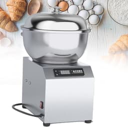 Deegkneedmachine - Mixer Keukenmachine - Brood bakken - Roestvrijstalen kom - 5 kg - Zilver — thumbnail 1