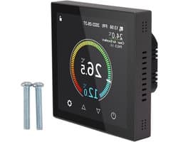 Slimme Thermostaat - Verwarming Regelaar - Energie Besparen - IPS Kleurenscherm - 0.5°C Nauwkeurig - Wit