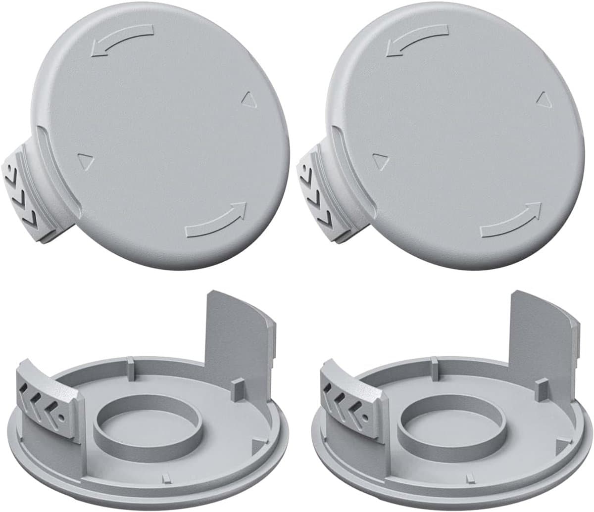 Geschikt voor AC14HCA vervangende spoelkap, geschikt voor Ryobi One 18V, 24V, 40V draadloze grasmaaier, geschikt voor Ryobi RYOBI grasmaaier accessoires, set van 4 — afbeelding 1