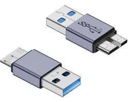 Dailygoods - USB 3.1 naar Micro B Adapter voor Externe Harde Schijf