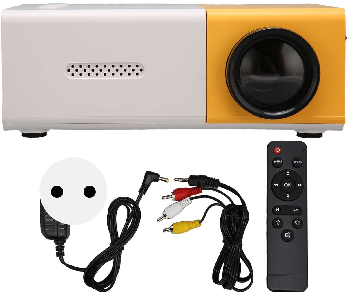 Dailygoods - Dailygoody - Mini Projector - 1080P Draagbare Film Projector - Compact en Lichtgewicht - HD Multimedia Interface - Geschikt voor Smartphone en Laptop — afbeelding 1
