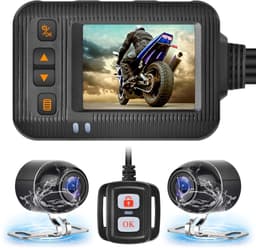 Dailygoods - Dailygoody - Dashcam Vooraan Achter - Parkeerbeschermer - Waterdicht - Rijrecorder voor Motorfiets - Veiligheid in Parkeren - Geschikt voor Motorfiets — thumbnail 1