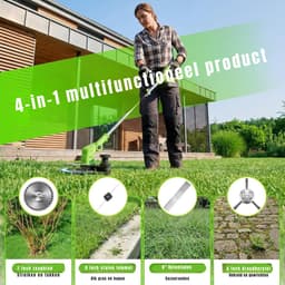 ZMR® Kantenmaaier - Grasmaaier - Accugrasmaaier - Groen - 136cm x 23cm x 13cm — thumbnail 4