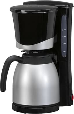 SAVI® Koffiezetapparaat met Thermoskan - Koffiezetapparaat voor 10 Kopjes - Anti Drup - 1L - RVS- Zwart - 37cm x 28cm x 30cm — thumbnail 2