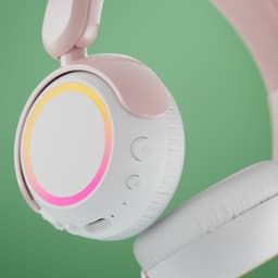 PHILIPS TAK4200PK On Ear draadloze opvouwbare hoofdtelefoon voor kinderen - 45 uur afspeeltijd, beperkt volume, Audio delen, laadkabel meegeleverd - Ambiant verlichting - Licht Roze / Wit — thumbnail 4