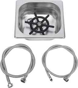 Automatische Werperspoeler - Bekerwasmachine Keuken - Efficiënt Glazen Wassen - Hogedruk Reiniging - 17.5 cm - Zilver — thumbnail 1