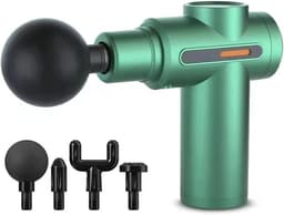 Massagepistool - Spierontspanning Tool - Herstel Na Sport - 4 Verschillende Opzetstukken - 1600 Gram - Roze — thumbnail 2