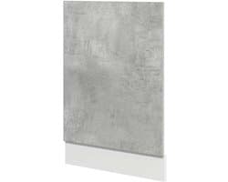Vaatwasser Frontplaat - Keukenpaneel - Keuken Integratie - Vochtbestendig Houtmateriaal - 45 x 3 x 67 cm - Betongrijs