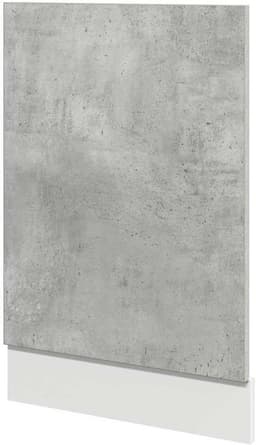 Vaatwasser Frontplaat - Keukenpaneel - Keuken Integratie - Vochtbestendig Houtmateriaal - 45 x 3 x 67 cm - Betongrijs — thumbnail 1