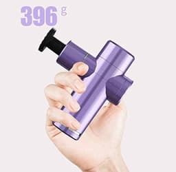 Massagepistool Mini - Percussie Massager Draagbaar - Spierherstel Ontspanning - Stille Borstelloze Motor - 400g 14cm - Zwart — thumbnail 5