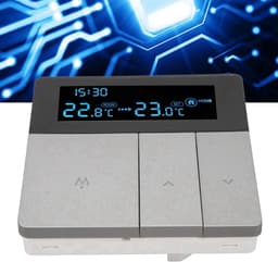 Digitale Thermostaathoes - Vloerverwarming Controller - Comfort Regelen - Wandmontage Display - 240 Volt - Wit — thumbnail 4