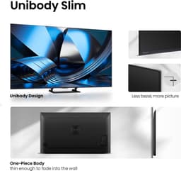 Hisense 55U7SE - Televisie - ULED - Smart TV - Wifi - HDR-ondersteuning - Zwart - Dolby Atmos - Mini LED — thumbnail 4