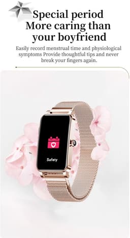Knobbout Smartwatch met 1.45” (3,7 x 2,5 cm) HD Touchscreen – Hartslag, Bloeddruk, Zuurstofmeting – 12 Sportmodi – IP68 Waterdicht – Compatibel met Android & iOS - Zilver stalen band — thumbnail 4