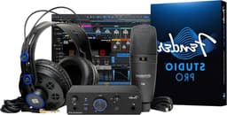 Opname Studio Set - Muziek Maken - Muziek Opnemen - USB-C Interface - 2-in 2-out - Zwart — thumbnail 1
