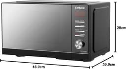 Magnetron 23L met Grill en Convectie - 900W Vermogen - Digitale Bediening - Zwart/RVS — thumbnail 5