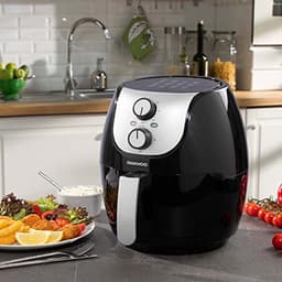 Gezonde Handmatige Airfryer - Bakken, Roosteren en Grillen met Minder Olie - Luxe Ontwerp met 30 Minuten Timer en Temperatuurinstelling tot 200°C — thumbnail 4