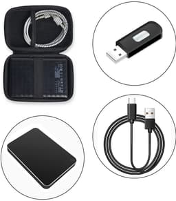 MTTProducts - Externe Hardeschijf Beschermcase - Shockproof - Rood - Bescherming voor 2.5 Inch HDD/SSD - Draagbare Opslag - Waterdicht — thumbnail 4