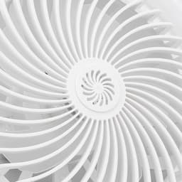 Plafondventilator met Verlichting - Ventilatorlamp Moderne Ventilator - Comfortabele Slaapkamer - Stille Werking - 30 cm Diameter - Wit — thumbnail 1