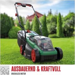 Accu Grasmaaier - Elektrische Grasmaaier - Klein Gazon Onderhoud - Borstelloze Motor - 32cm Snijbreedte — thumbnail 2