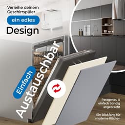 Vaatwasser Frontpaneel 60cm en 45cm - Verkrijgbaar in 10 Kleuren voor Geïntegreerde Machines — thumbnail 4