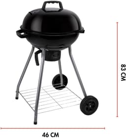 alpina Barbecue - Kogelbarbecue - BBQ - met Deksel - Ø 45 cm - Houtskool — thumbnail 5