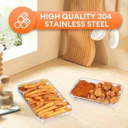 3-laags Luchtfriteuse Rek - Ideaal voor Airfryers en Ovens — thumbnail 3