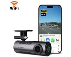 Dashcam M310 Plus 2K, 1440P dashcam auto, wifi, nachtzicht, bewegingsdetectie, time-lapse-opname, WDR, loop-opname, parkeermodus, wifi, app,