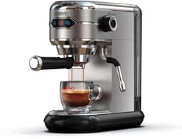 Veya Klein Koffiezetapparaat - Espressomachine - Koffiemachine - Stijlvol - Ruimtebesparend - ESE servings - gemalen koffie -1450W — thumbnail 1
